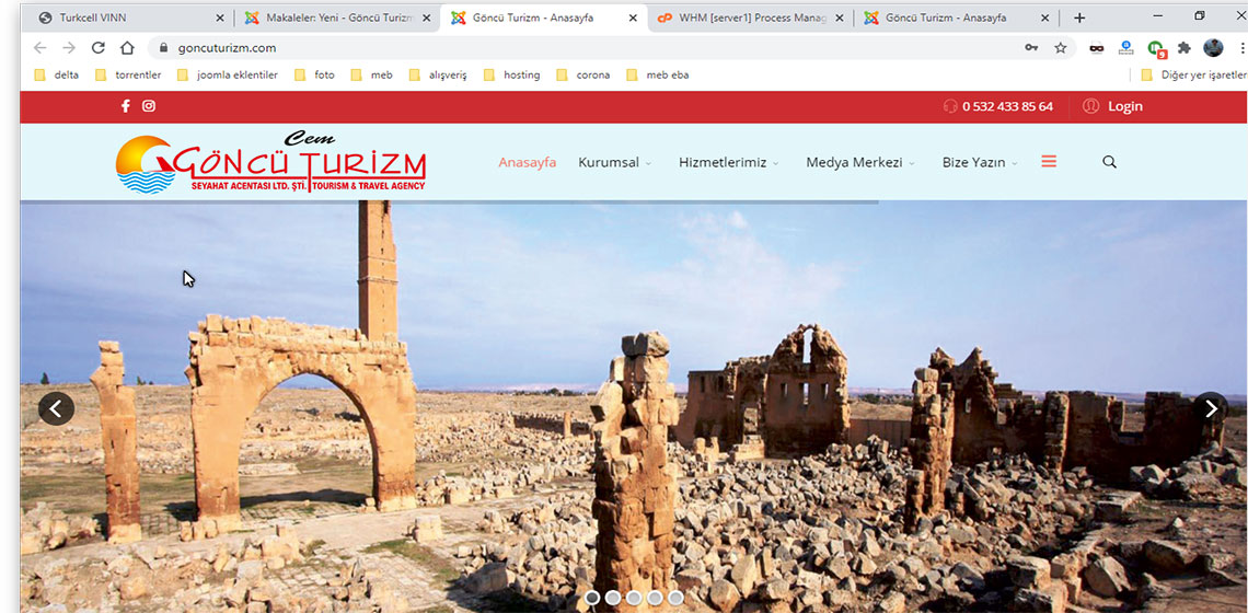 Göncü Turizm Web Sitesi Güncellendi